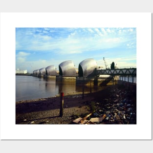 The Thames Barrier, London. Posters and Art